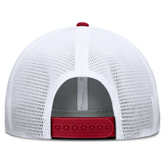 San Francisco 49ers Option Trucker Adjustable Hat Gray/Scarlet | Fanatics