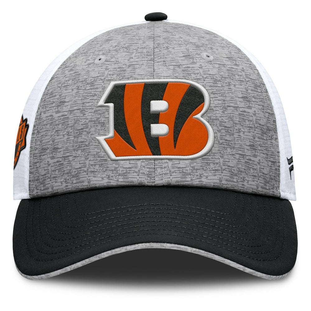 Cincinnati Bengals Option Trucker Adjustable Hat Gray/Black | Fanatics