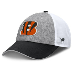 Cincinnati Bengals Option Trucker Adjustable Hat Gray/Black | Fanatics