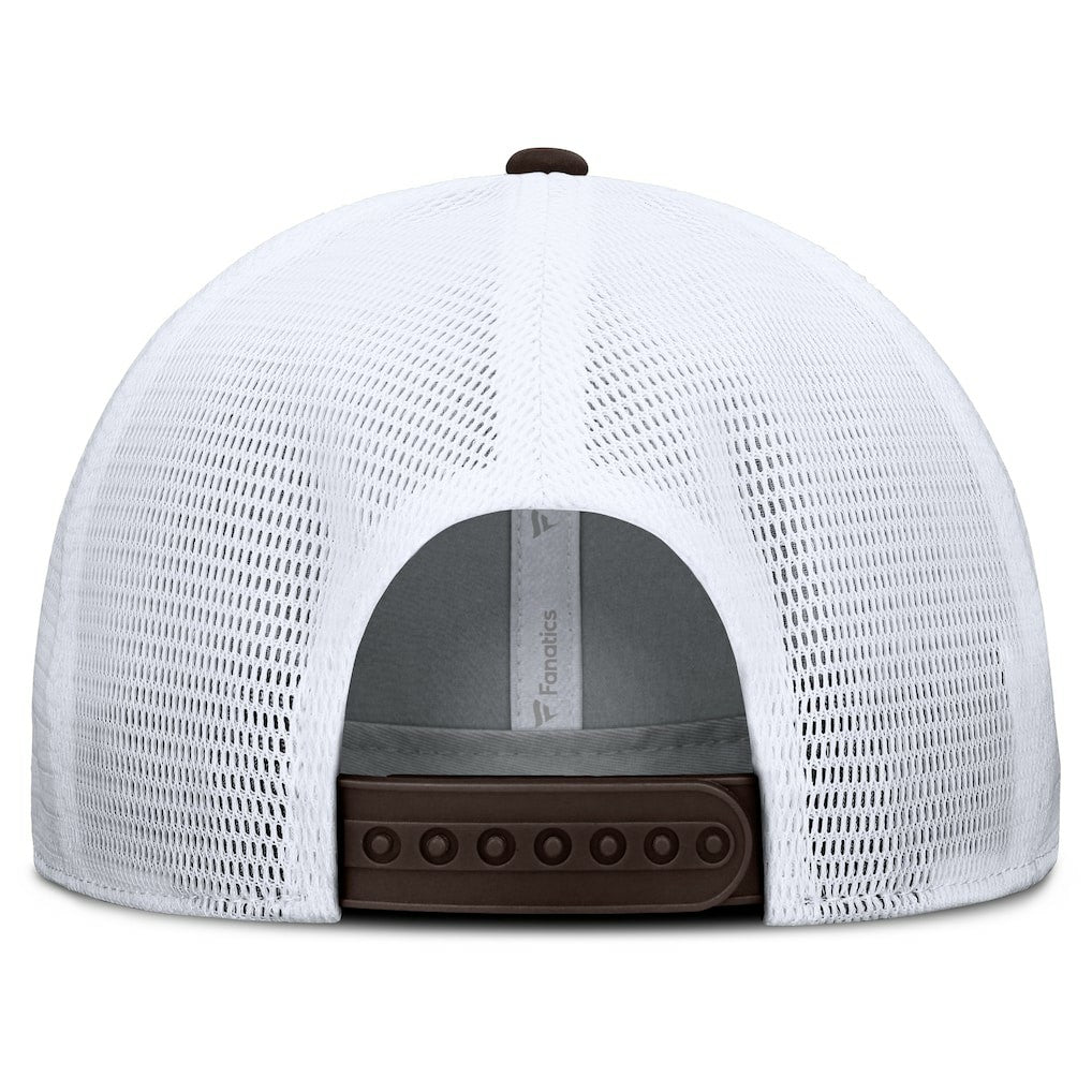 Cleveland Browns Option Trucker Adjustable Hat Gray/Brown | Fanatics