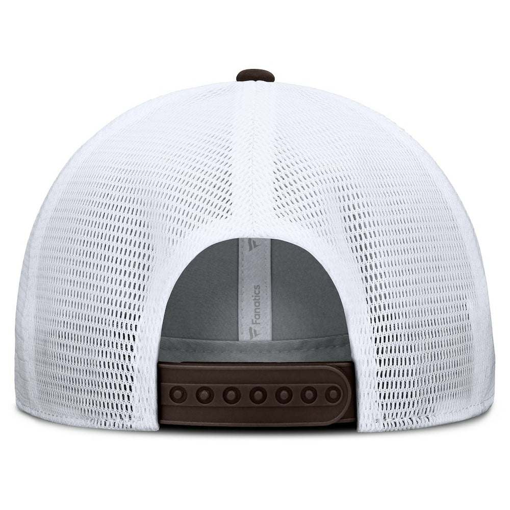 Cleveland Browns Option Trucker Adjustable Hat Gray/Brown | Fanatics