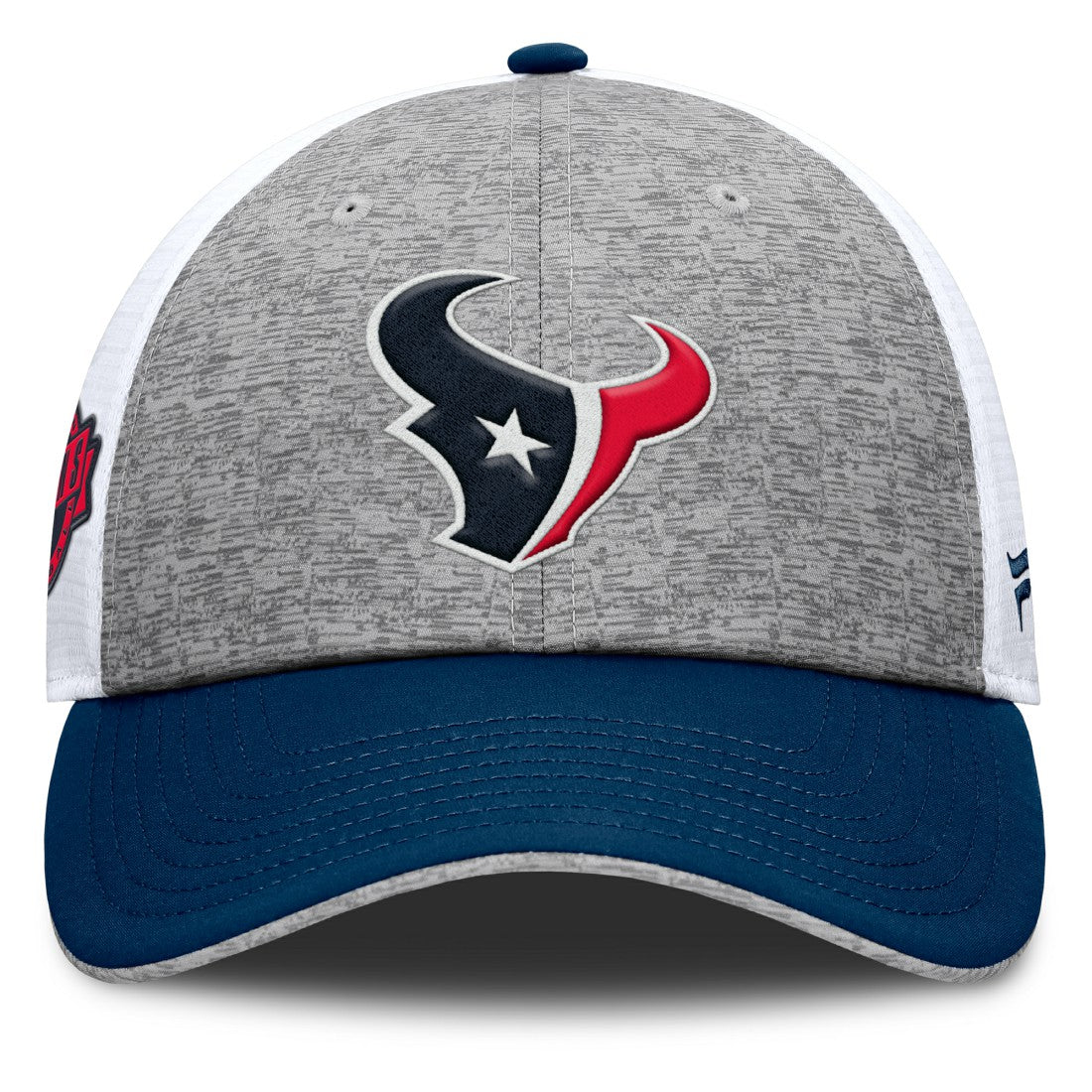 Houston Texans Option Trucker Adjustable Hat Gray/Navy | Fanatics