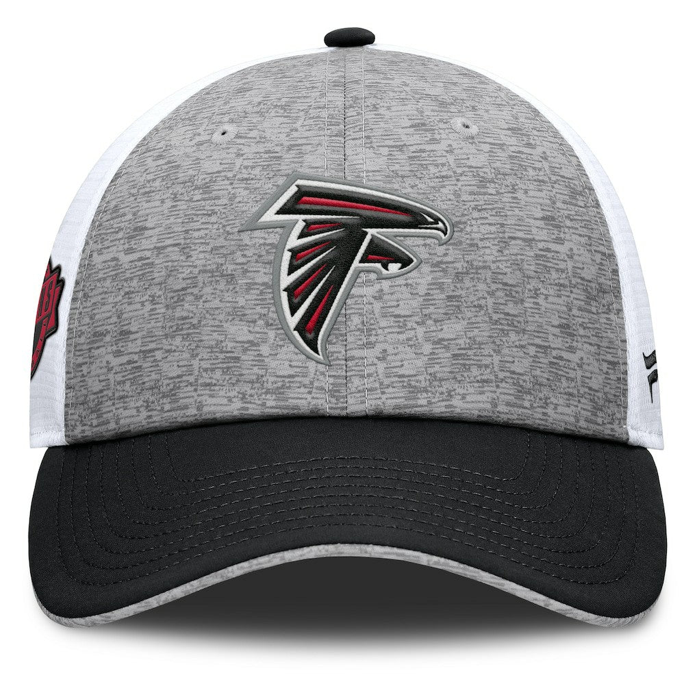 Atlanta Falcons Option Trucker Adjustable Hat Gray/Black | Fanatics