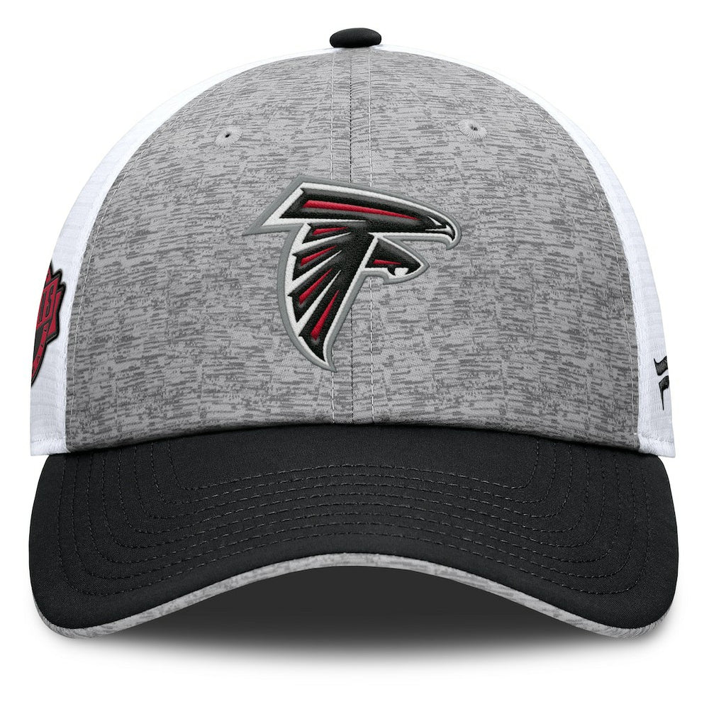 Atlanta Falcons Option Trucker Adjustable Hat Gray/Black | Fanatics