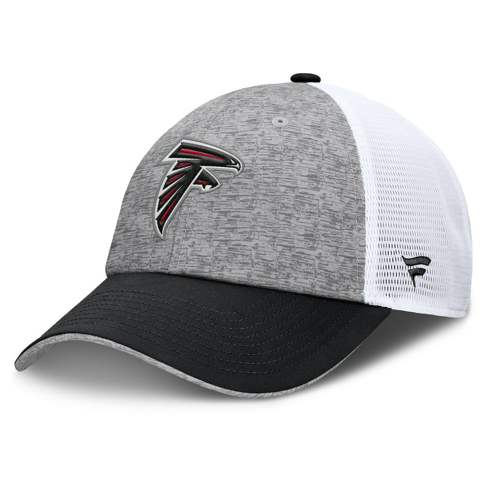 Atlanta Falcons Option Trucker Adjustable Hat Gray/Black | Fanatics