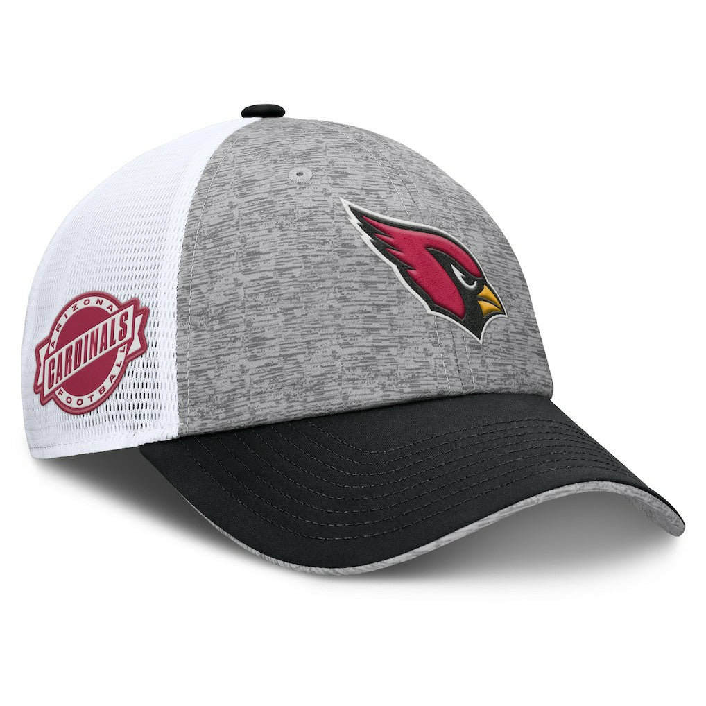 Arizona Cardinals Option Trucker Adjustable Hat Gray/Black | Fanatics