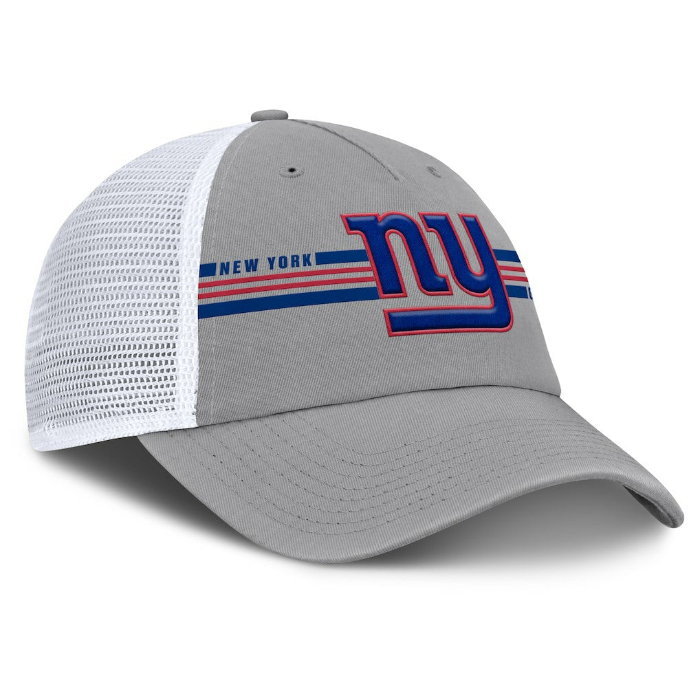 New York Giants Singleback Trucker Adjustable Hat Gray | Fanatics