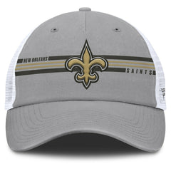 New Orleans Saints Singleback Trucker Adjustable Hat Gray | Fanatics