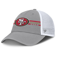 San Francisco 49ers Singleback Trucker Adjustable Hat Gray | Fanatics