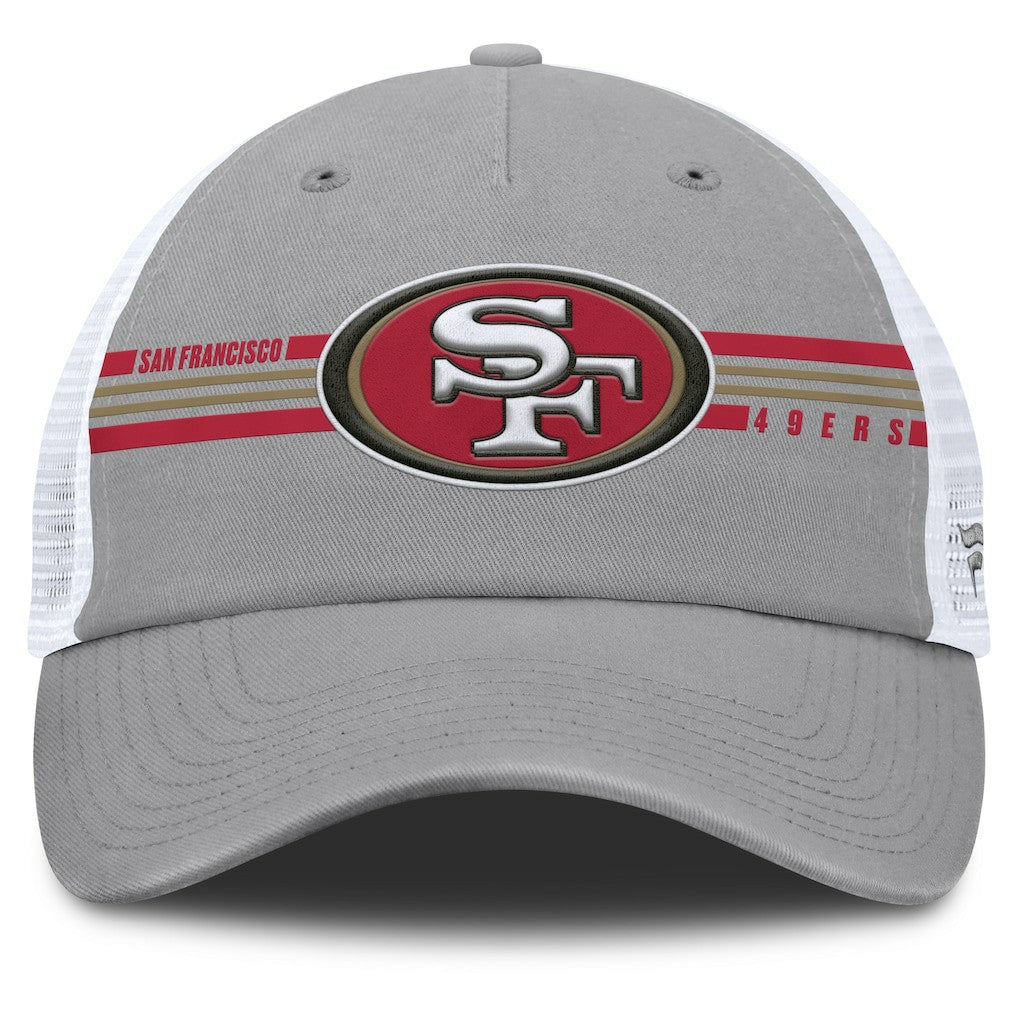 San Francisco 49ers Singleback Trucker Adjustable Hat Gray | Fanatics