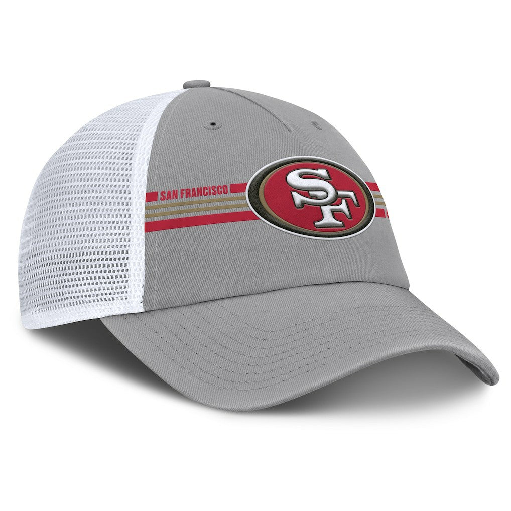 San Francisco 49ers Singleback Trucker Adjustable Hat Gray | Fanatics