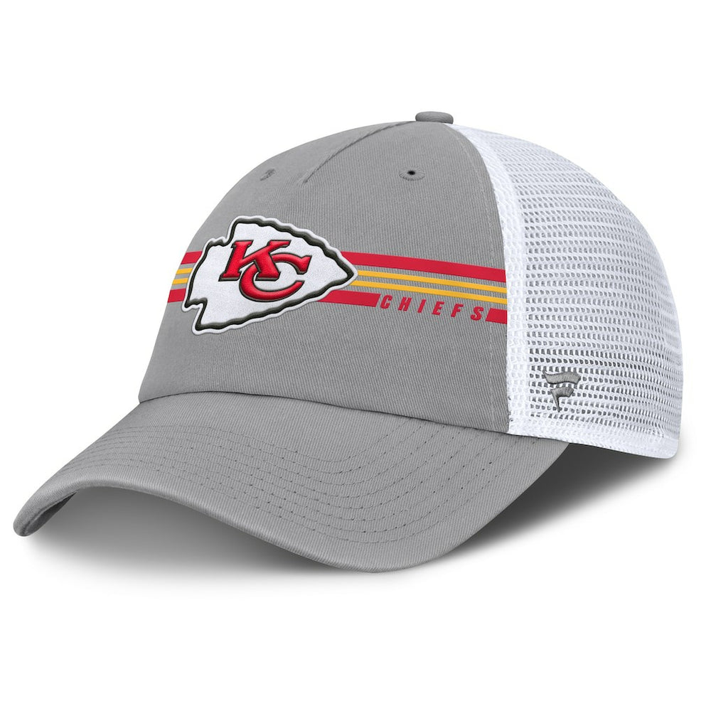 Kansas City Chiefs Singleback Trucker Adjustable Hat Gray | Fanatics