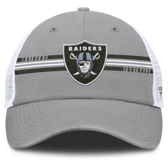 Las Vegas Raiders Singleback Trucker Adjustable Hat Gray | Fanatics