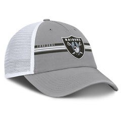 Las Vegas Raiders Singleback Trucker Adjustable Hat Gray | Fanatics