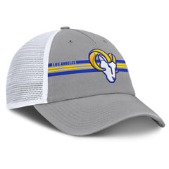 Los Angeles Rams Singleback Trucker Adjustable Hat Gray | Fanatics