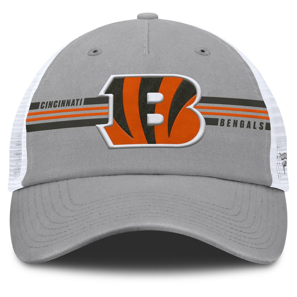 Cincinnati Bengals Singleback Trucker Adjustable Hat Gray | Fanatics