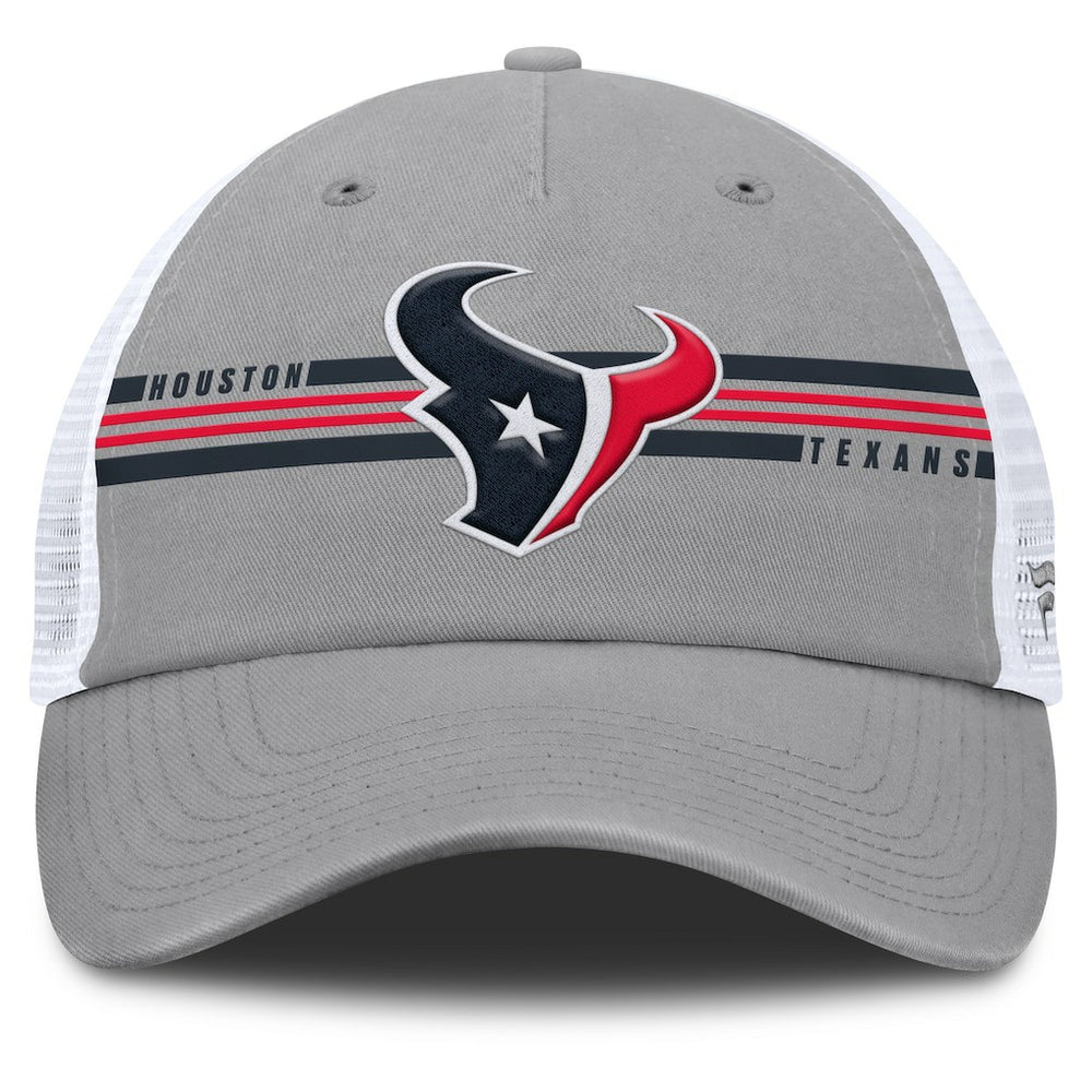 Houston Texans Singleback Trucker Adjustable Hat Gray | Fanatics