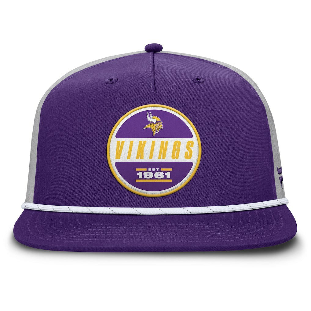 Minnesota Vikings Edge Rush Trucker Adjustable Hat Purple/Gray | Fanatics