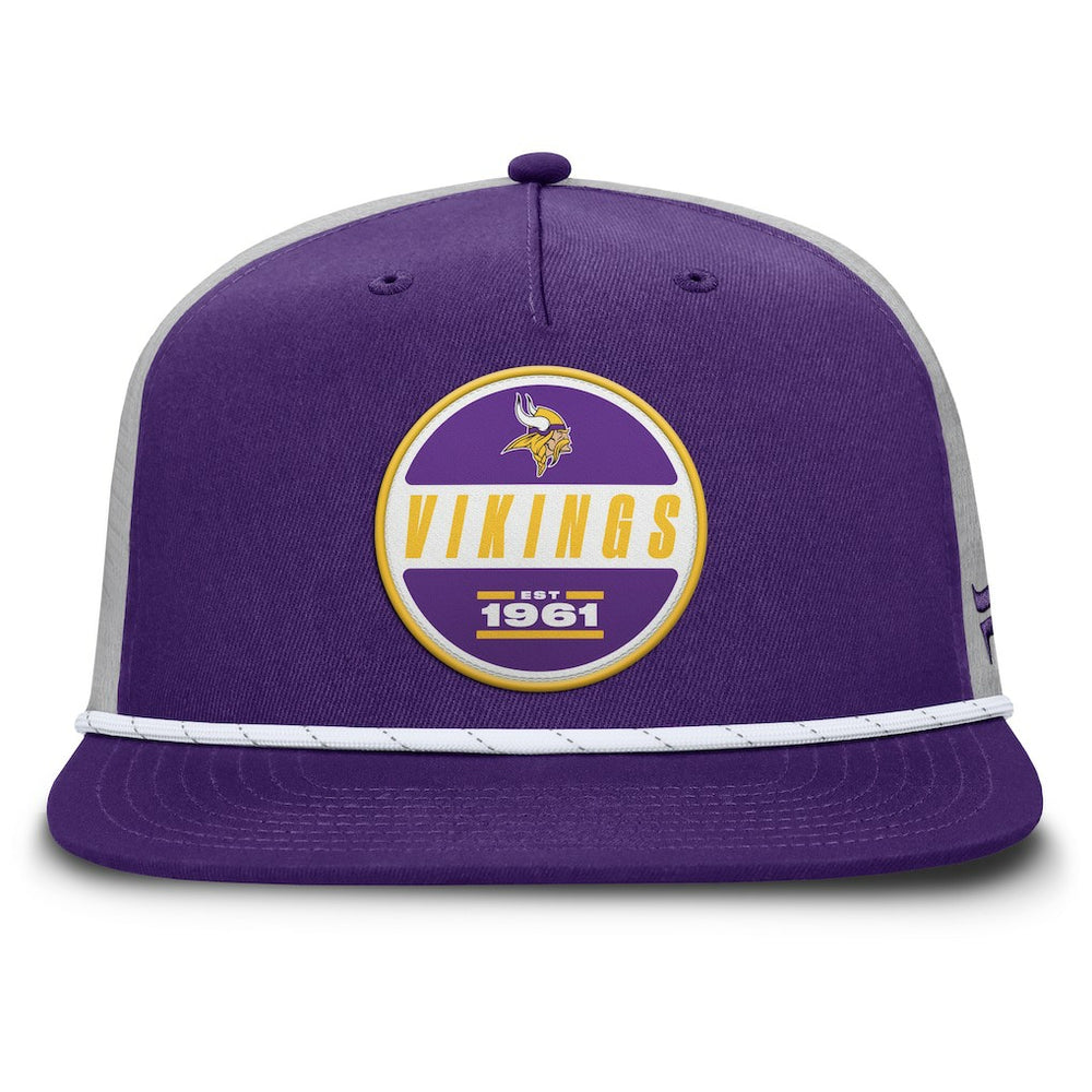 Minnesota Vikings Edge Rush Trucker Adjustable Hat Purple/Gray | Fanatics
