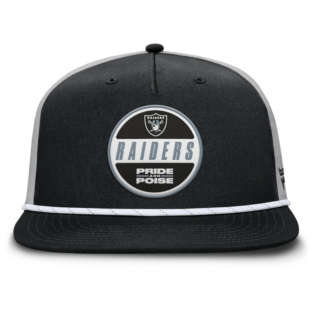 Las Vegas Raiders Edge Rush Trucker Adjustable Hat Black/Gray | Fanatics