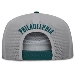Philadelphia Eagles Edge Rush Trucker Adjustable Hat Midnight Green/Gray | Fanatics