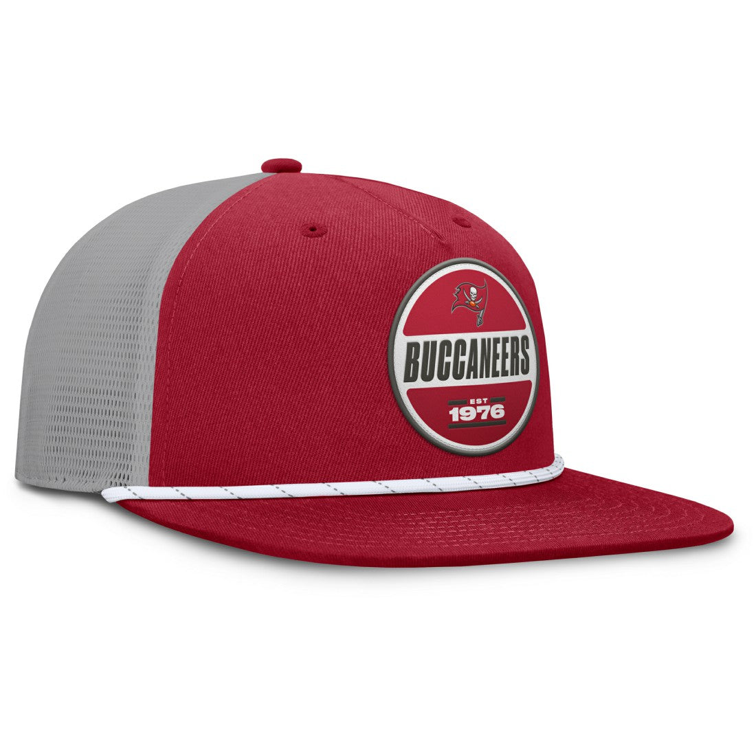 Tampa Bay Buccaneers Edge Rush Trucker Adjustable Hat Red/Gray | Fanatics