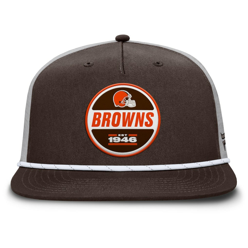 Cleveland Browns Edge Rush Trucker Adjustable Hat Brown/Gray | Fanatics