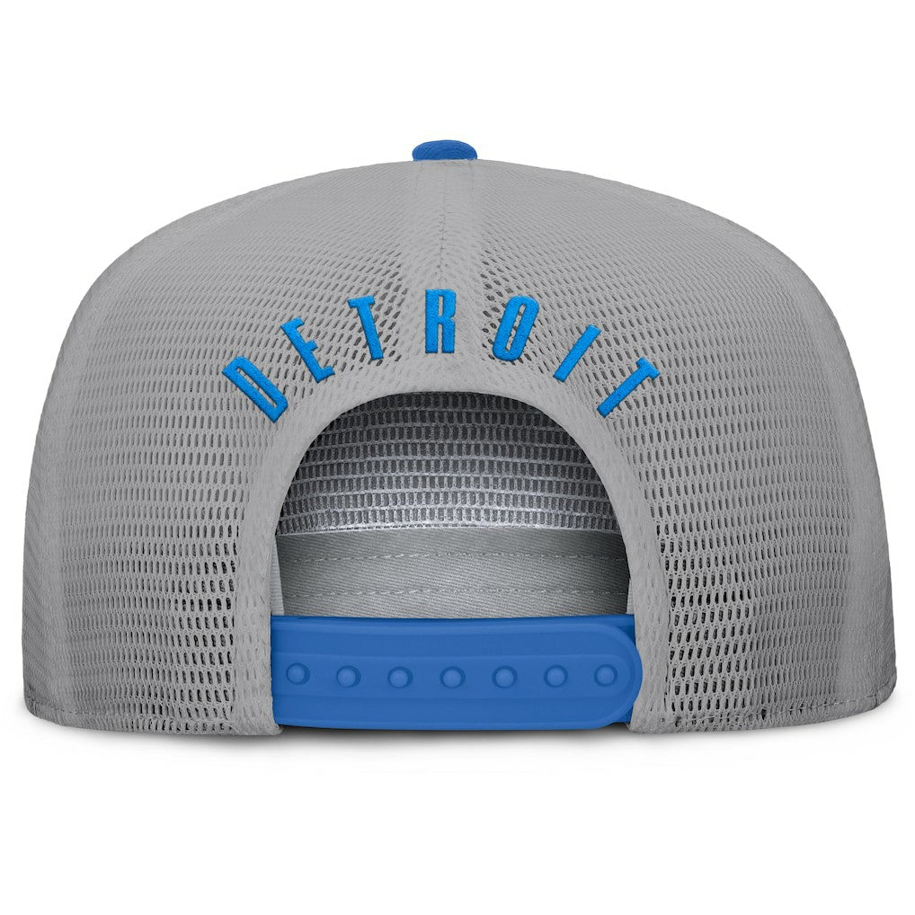 Detroit Lions Edge Rush Trucker Adjustable Hat Blue/Gray | Fanatics