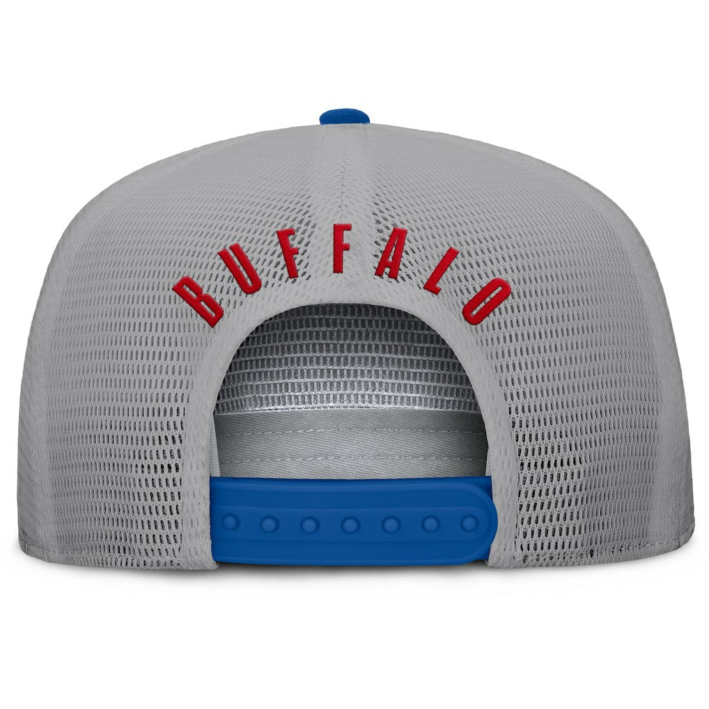 Buffalo Bills Edge Rush Trucker Adjustable Hat Royal/Gray | Fanatics
