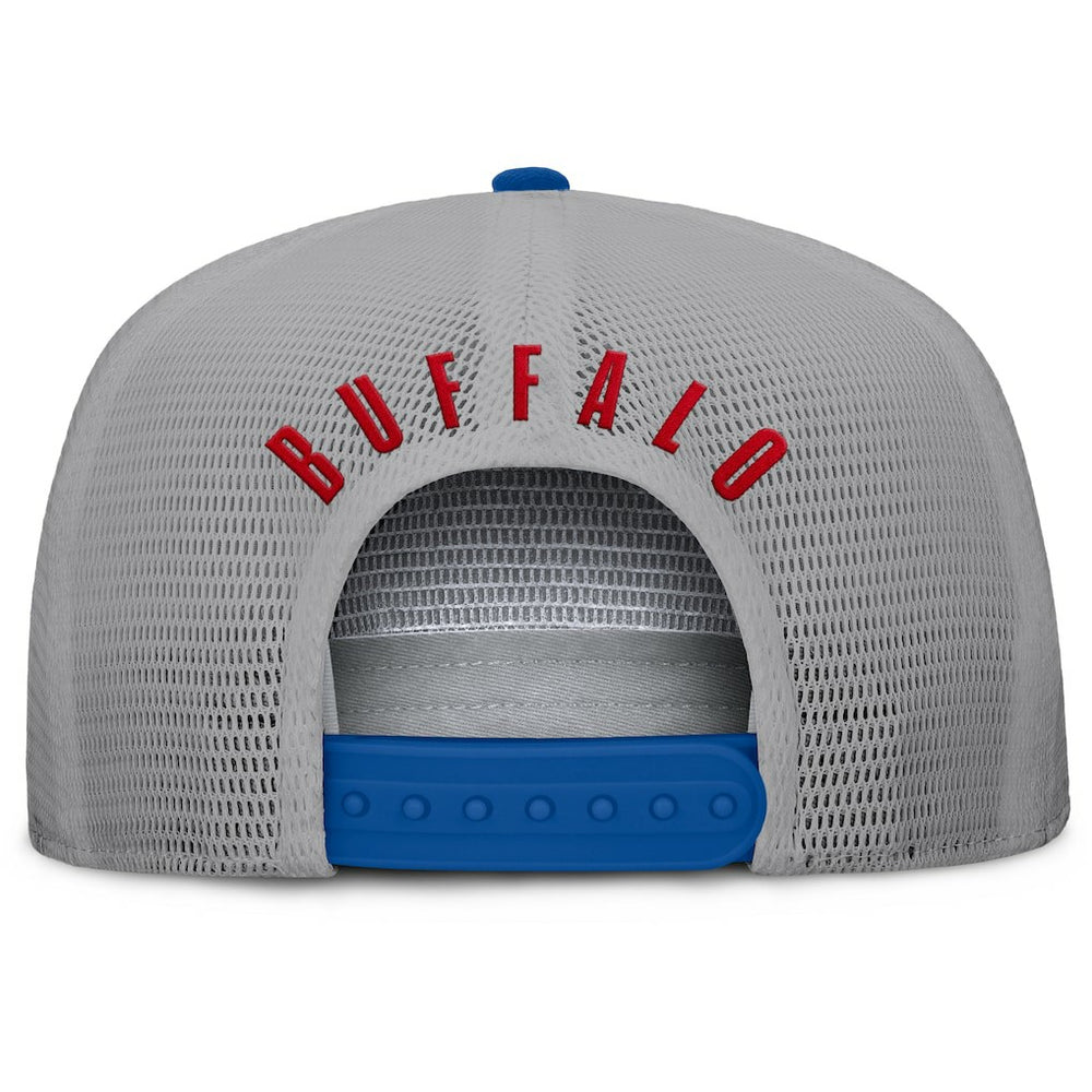 Buffalo Bills Edge Rush Trucker Adjustable Hat Royal/Gray | Fanatics