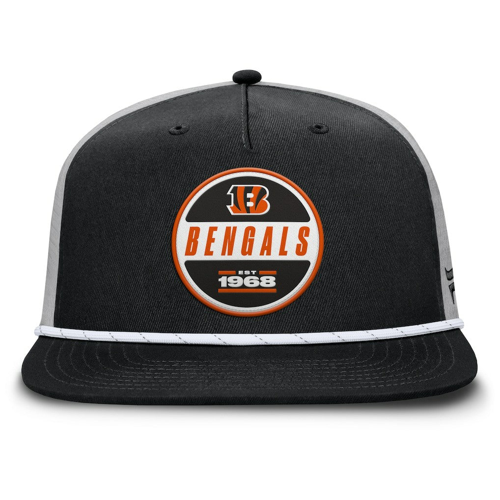 Cincinnati Bengals Edge Rush Trucker Adjustable Hat Black/Gray | Fanatics