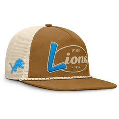 Detroit Lions Iso Rope Trucker Adjustable Hat Brown | Fanatics