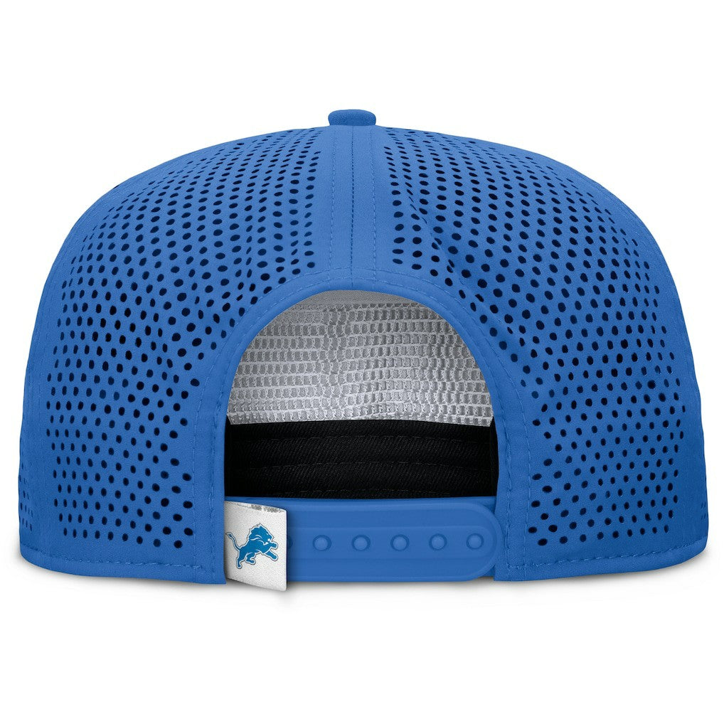 Detroit Lions Cryptic Trucker Adjustable Hat Blue | Fanatics