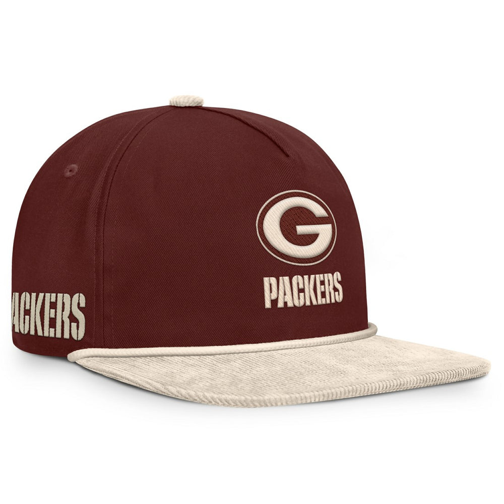 Green Bay Packers NFL Reminisce Golfer Adjustable Hat Brown | Fanatics