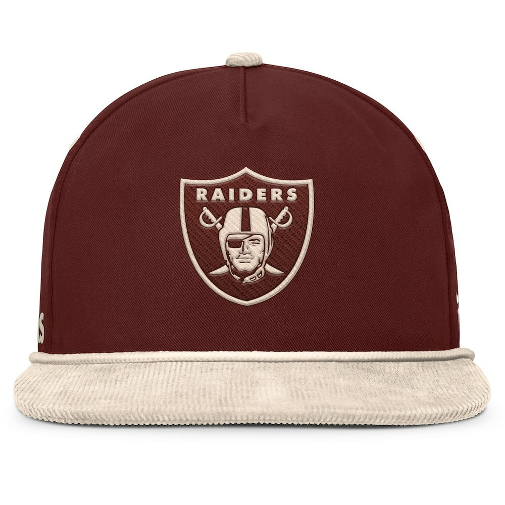 Las Vegas Raiders NFL Reminisce Golfer Adjustable Hat Brown | Fanatics