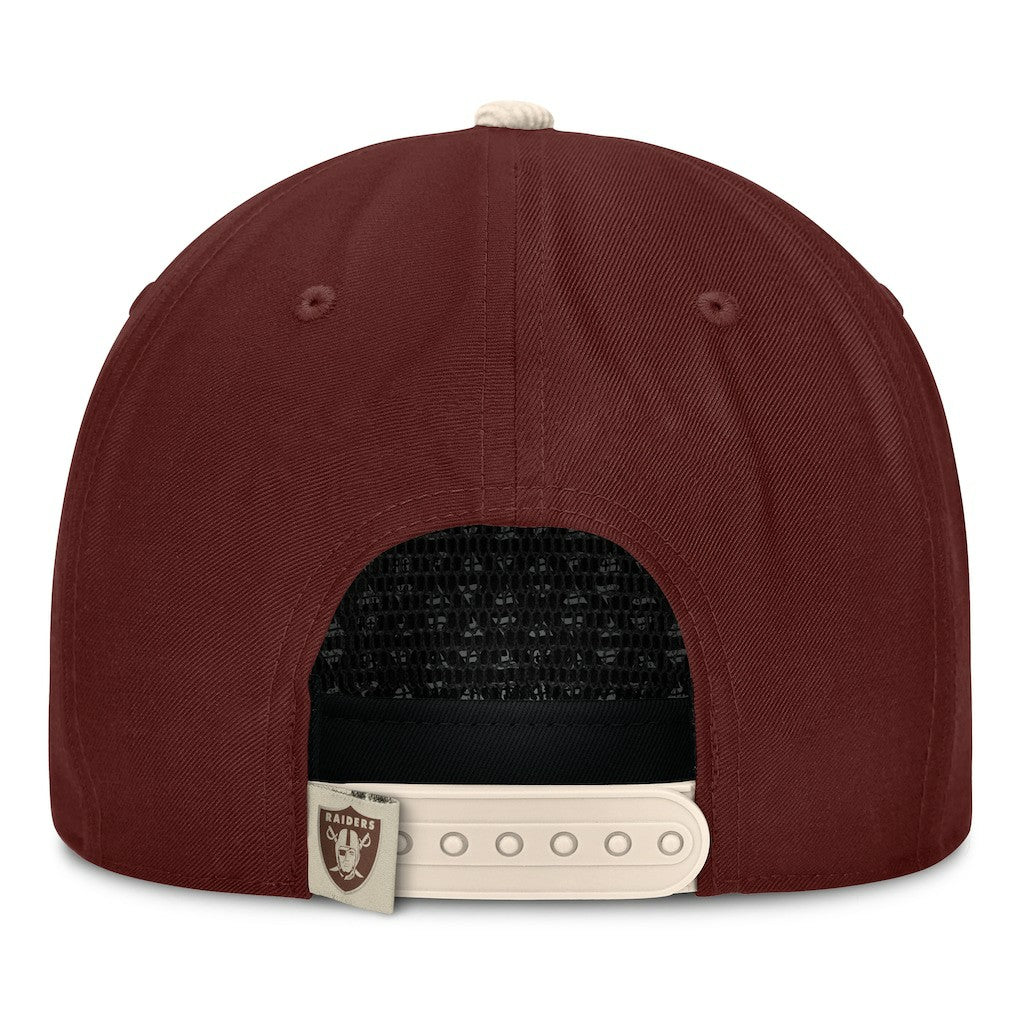 Las Vegas Raiders NFL Reminisce Golfer Adjustable Hat Brown | Fanatics