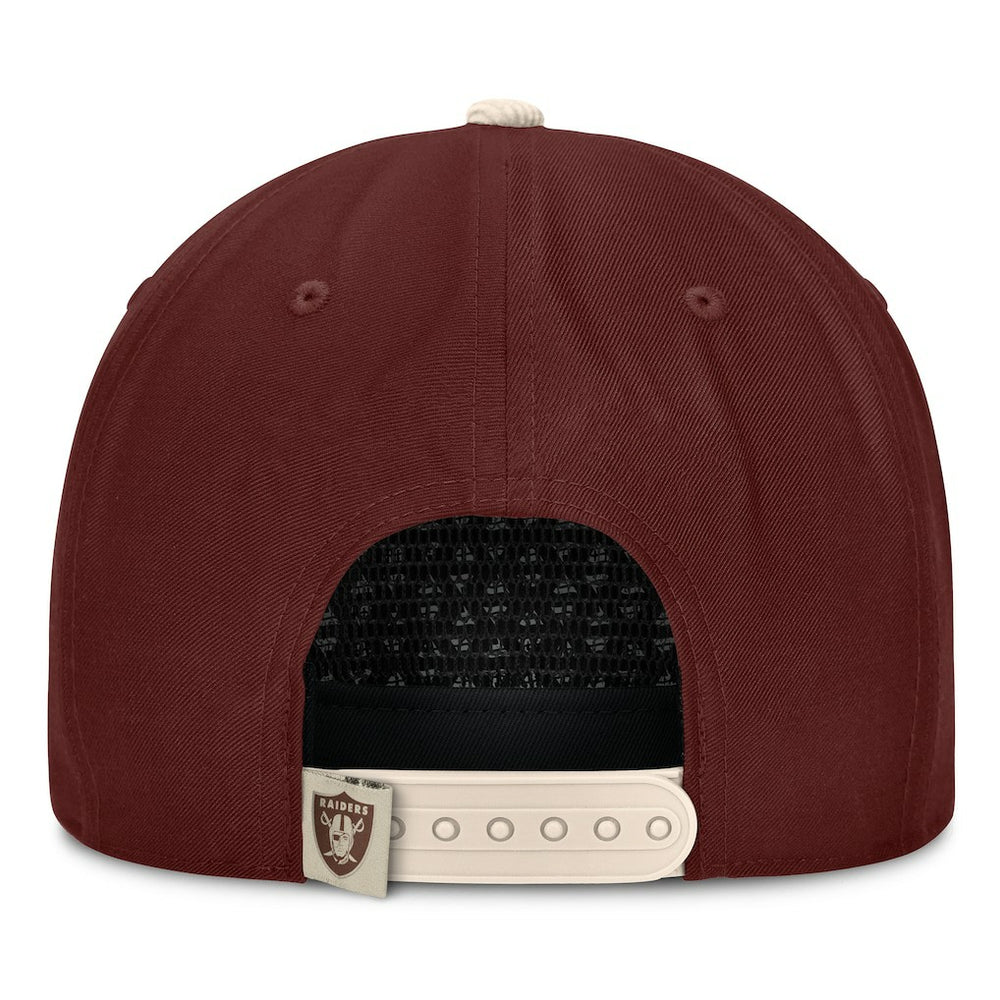Las Vegas Raiders NFL Reminisce Golfer Adjustable Hat Brown | Fanatics