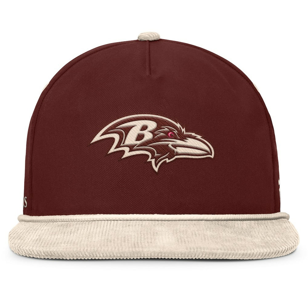 Baltimore Ravens NFL Reminisce Golfer Adjustable Hat Brown | Fanatics
