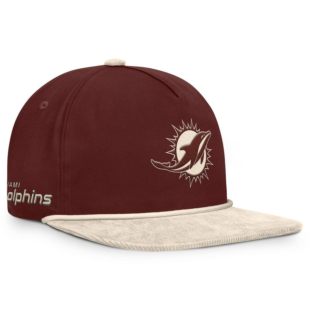 Miami Dolphins NFL Reminisce Golfer Adjustable Hat Brown | Fanatics