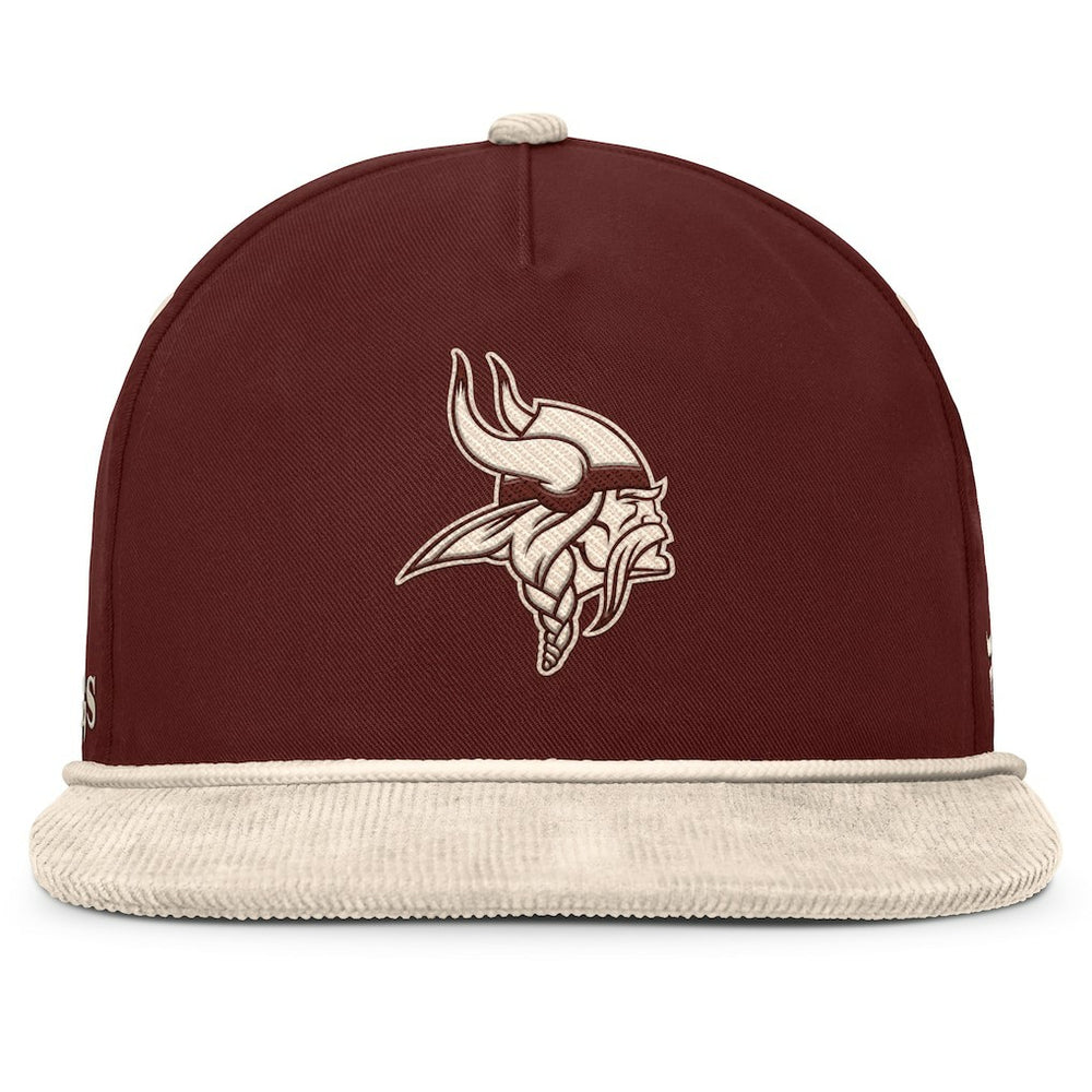 Minnesota Vikings NFL Reminisce Golfer Adjustable Hat Brown | Fanatics