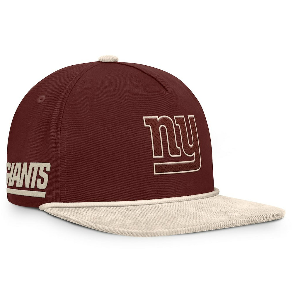 New York Giants NFL Reminisce Golfer Adjustable Hat Brown | Fanatics