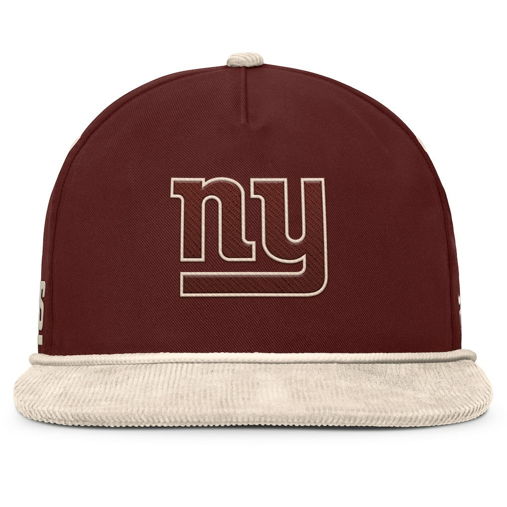 New York Giants NFL Reminisce Golfer Adjustable Hat Brown | Fanatics