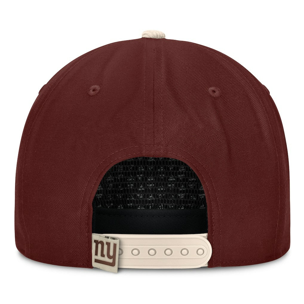 New York Giants NFL Reminisce Golfer Adjustable Hat Brown | Fanatics