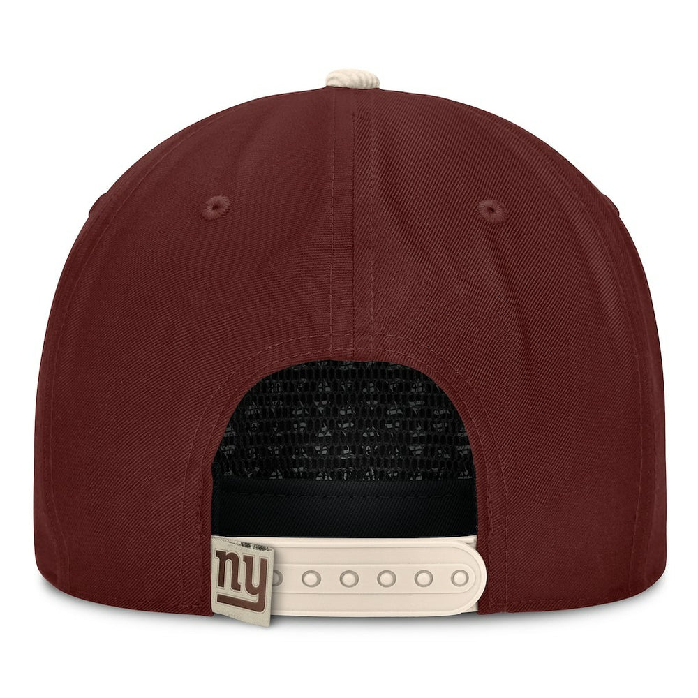 New York Giants NFL Reminisce Golfer Adjustable Hat Brown | Fanatics