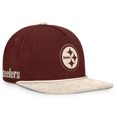 Pittsburgh Steelers NFL Reminisce Golfer Adjustable Hat Brown | Fanatics