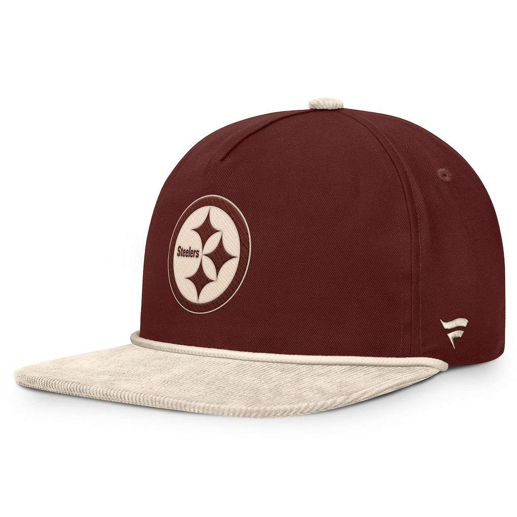 Pittsburgh Steelers NFL Reminisce Golfer Adjustable Hat Brown | Fanatics