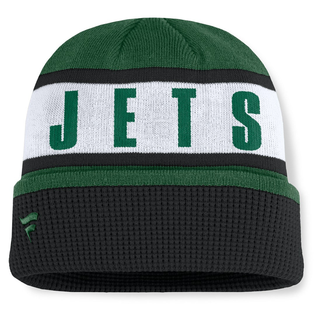 New York Jets Oskie Cuffed Knit Hat Green/Black | Fanatics