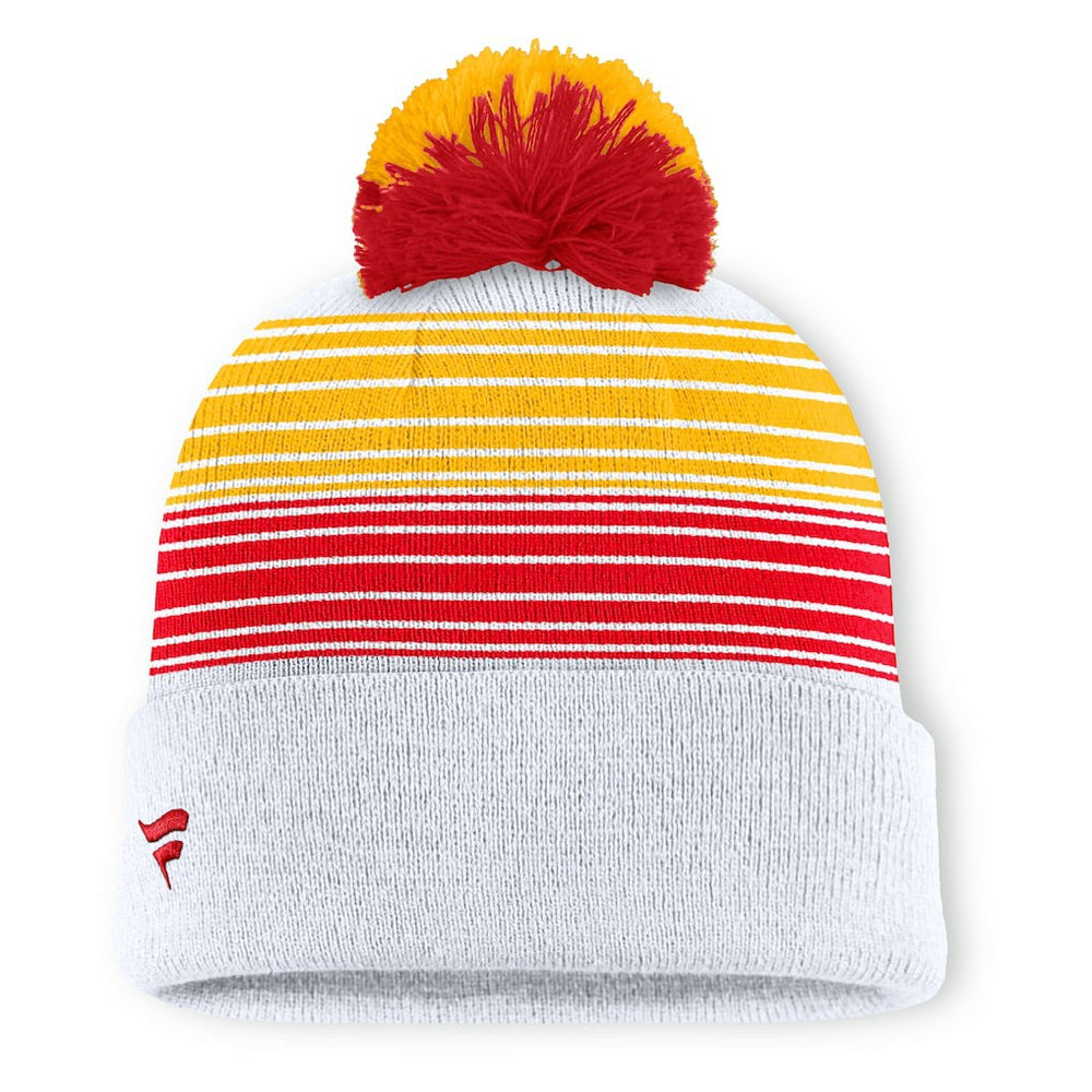 Kansas City Chiefs Ghost Cuffed Knit Hat with Pom White | Fanatics