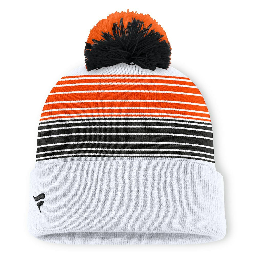 Cincinnati Bengals Ghost Cuffed Knit Hat with Pom White | Fanatics