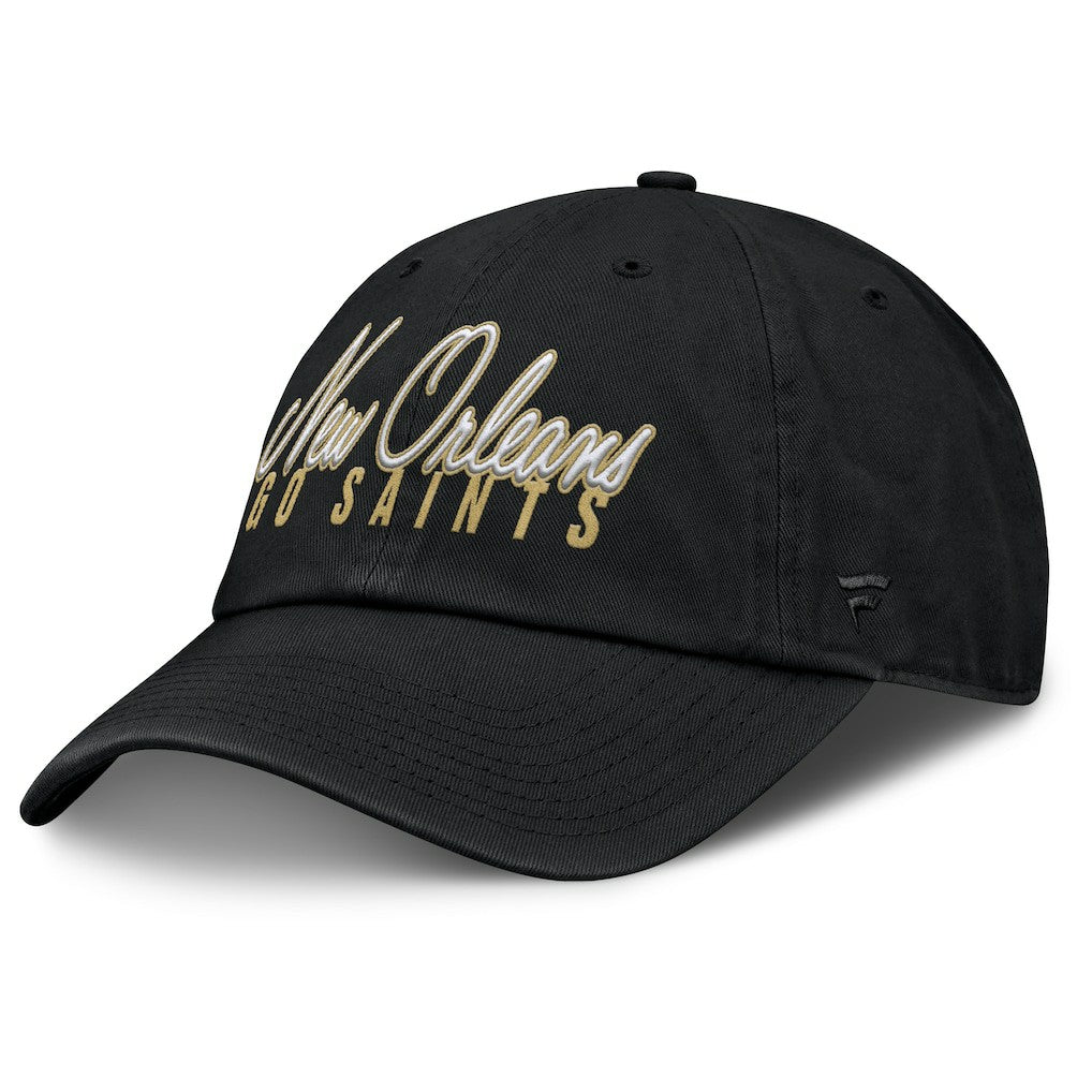 New Orleans Saints Women's Moxie Adjustable Hat Black | Fanatics
